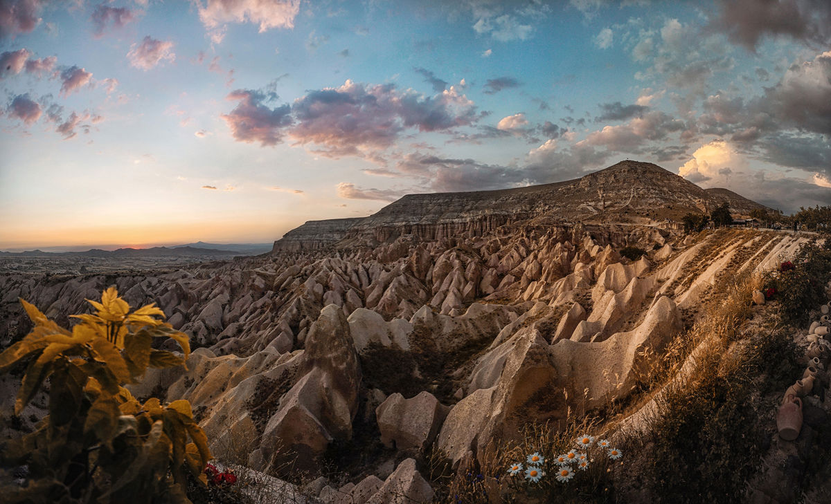 Red Valley at sunset